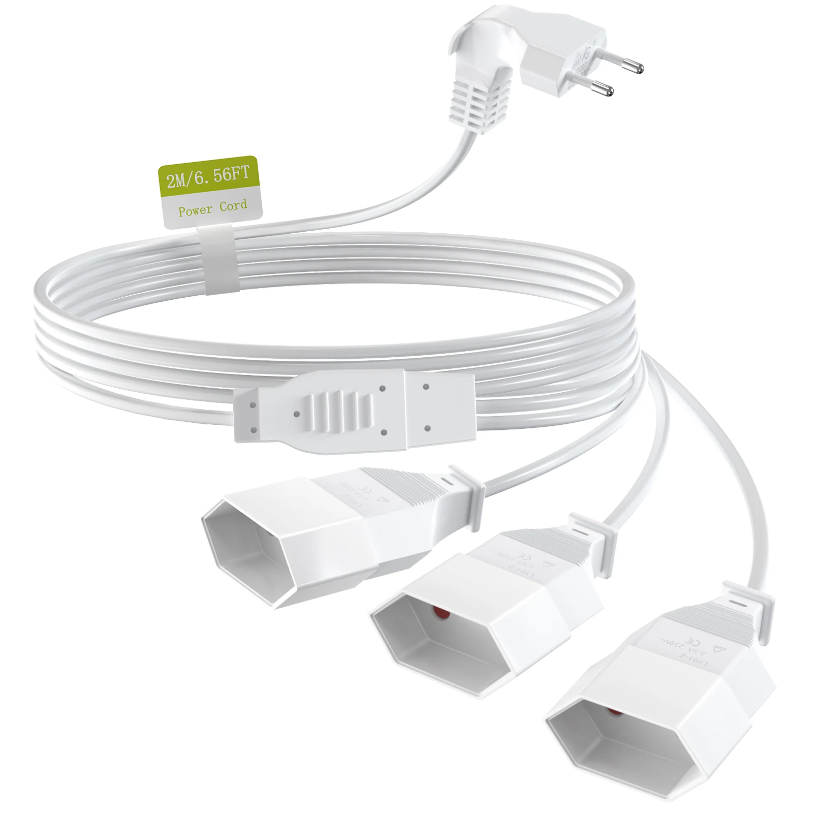 

Белый удлинитель Type C LY01-Z 2 м