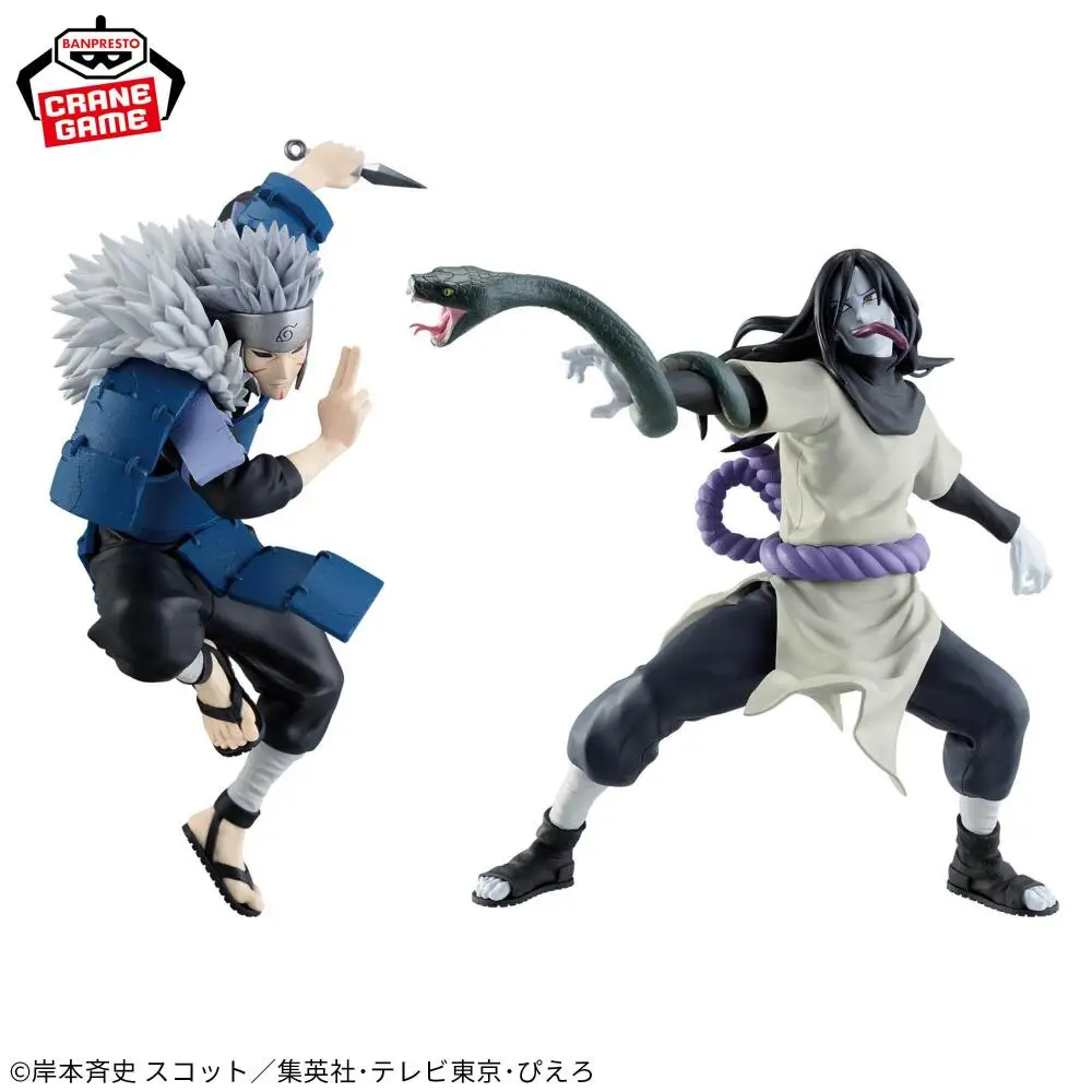Фото Оригинальная фигурка BANPRESTO VIBRATION STARS Naruto Shippuden Senju Tobirama Orochimaru, аниме-модель, игрушка №2