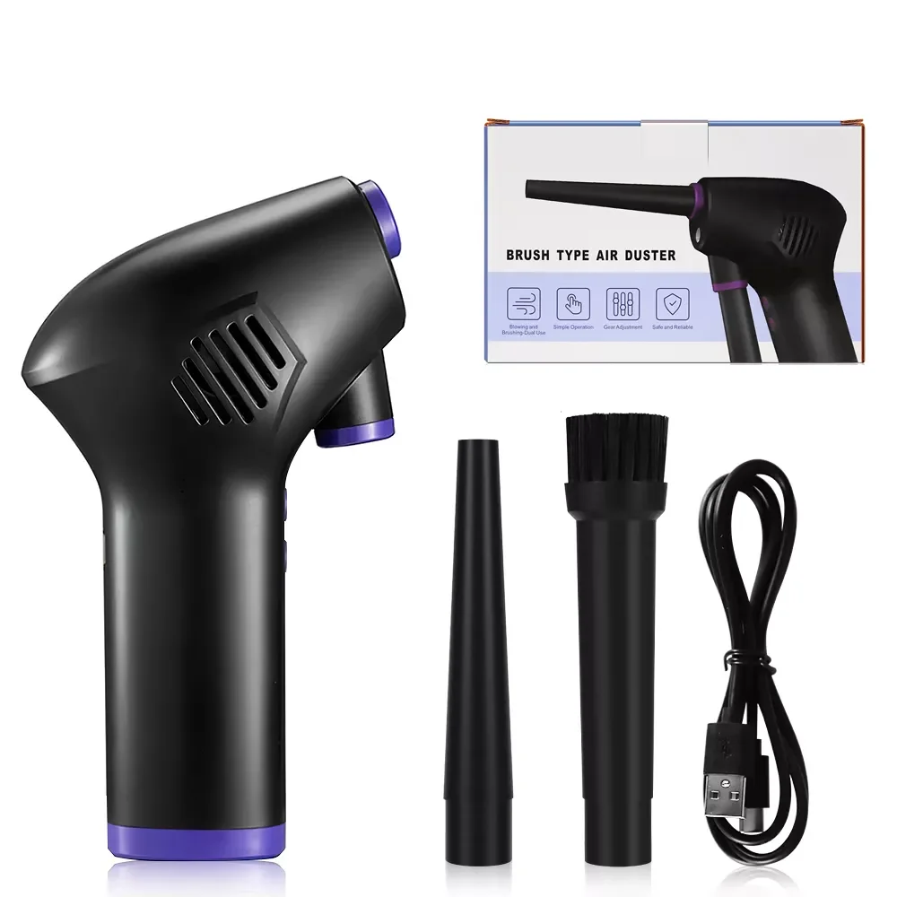 

NEW Air Duster Rechargeable Air Blower Dust Collector for Computer Car Cleaner Compressed Duster Cleaning Tool For Keyboard