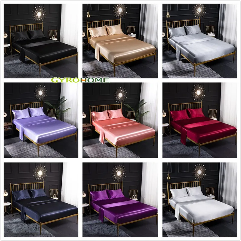 

GY5176 Gyrohome, 1 шт., высококачественный наматрасник из искусственного сатина разных размеров, простыня, наволочка для подушки, наматрасник для д...