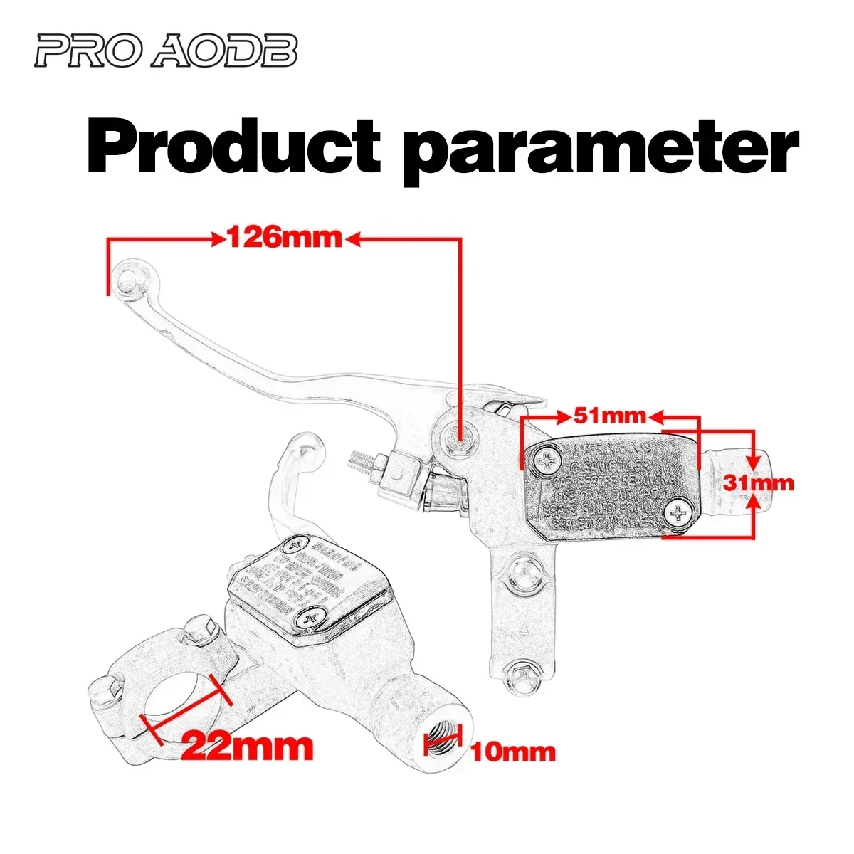 Мотоциклетный гидравлический главный цилиндр сцепления масляный шланг для KTM