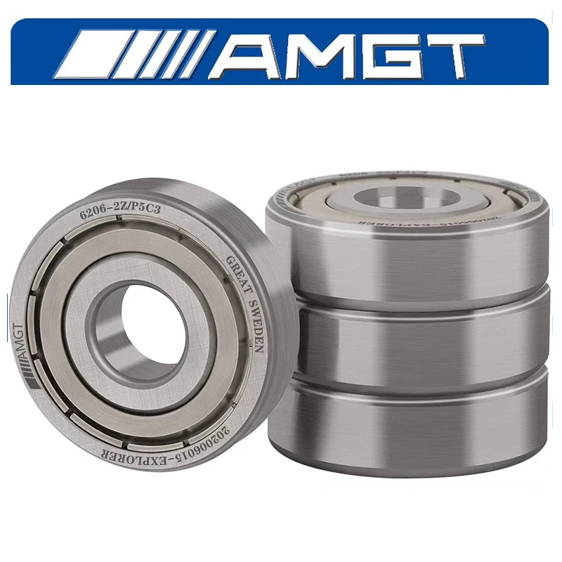 10 шт. высокопроизводительные шарикоподшипники AMGT P5 6200 2rs металлическое