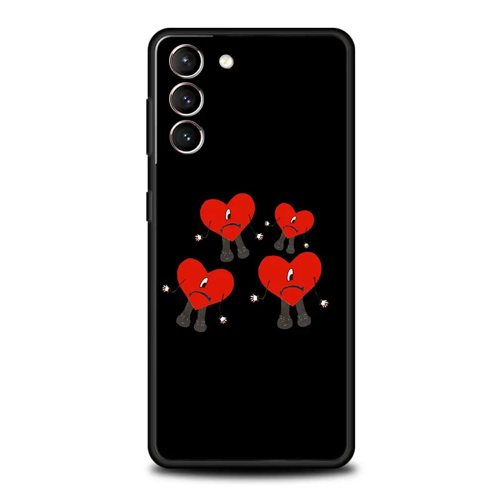 Phone Case For Samsung Galaxy S24 S23 Ultra S22 S21 S20 FE 5G S10 S10E S9 Plus S8 Soft Black Cover Un Verano Sin Ti Bad Bunny