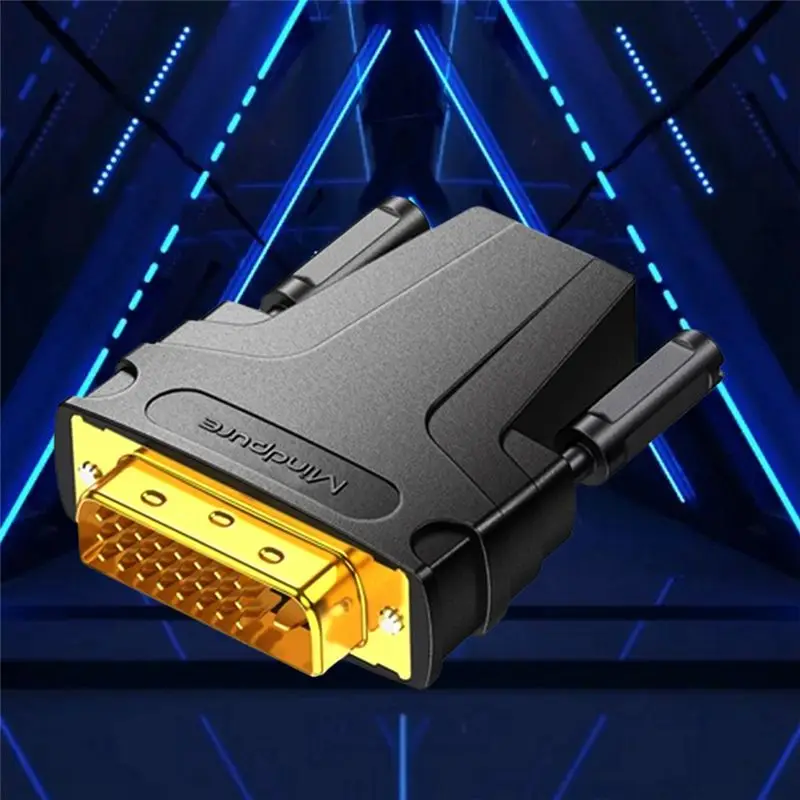 Фото Кабель-адаптер Mindpure DVI для подключения видеокарты компьютера к телевизору №2