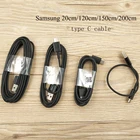 Кабель Samsung USB 3,1 типа C, 20 см120 см150 см200 см, шнур передачи данных типа C для Galaxy S20 S22 Ultra S20 + S10 S9 S8 plus A8S A9S Note20