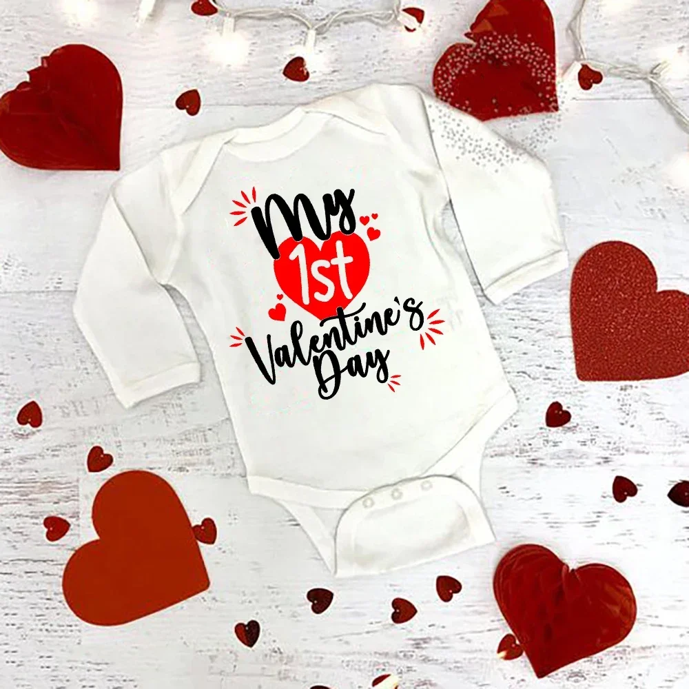 

Детский комбинезон с длинным рукавом, на День святого Валентина