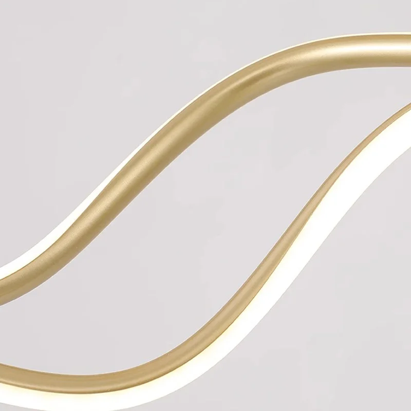 AiPaiTe светодиодный Скандинавская круглая итальянская подвеска золотистая/черная