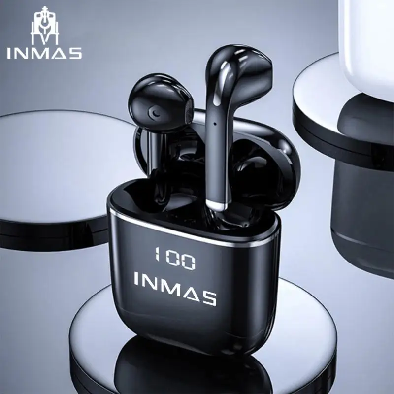 

With Charging Box Sport Headset Power Display Waterproof Tws Headset Touch Control Bass In Ear Earphones For Huawei Stereo