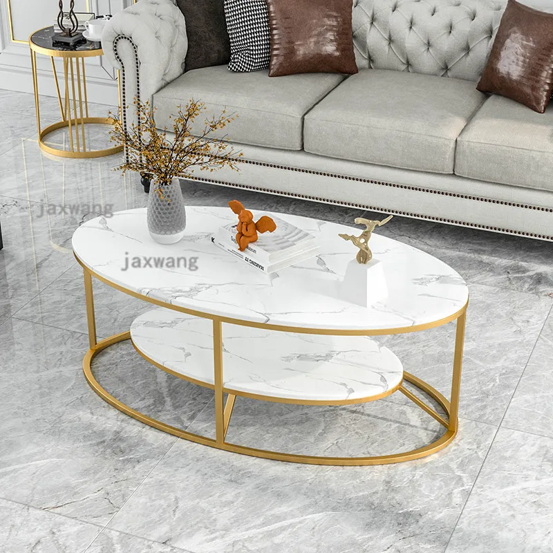 

Nordic Light Luxury Coffee Tables Iron Sofa Side Modern Living Room Coffee Tables Corner Storage Stolik Kawowy Bedroom Furniture