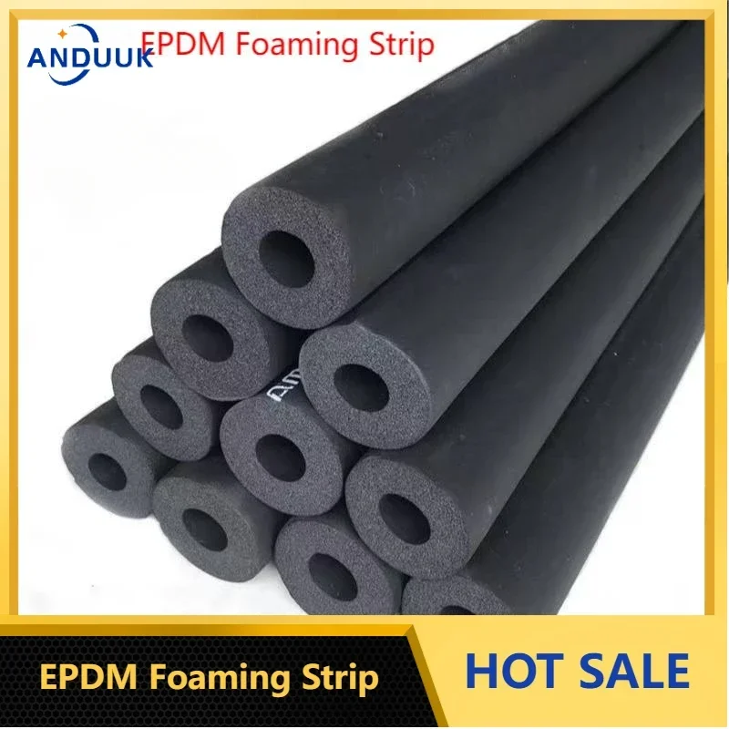 Длина от 1 м до 3 м. Неопреновая индивидуальная пластиковая пена. Черная мягкая