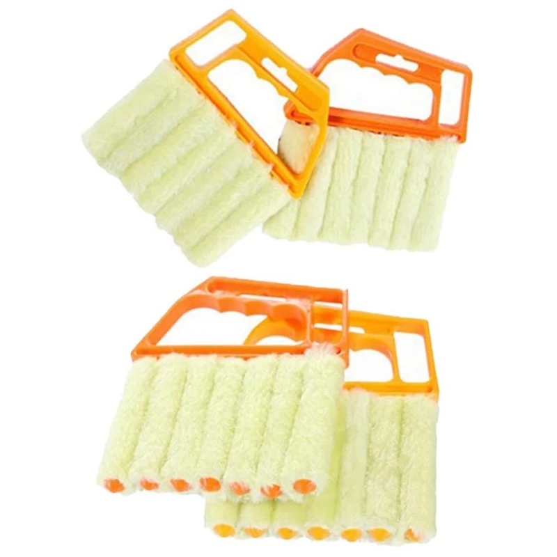 

7 Finger Dust Removal Cleaning Tool Shutter Dust Collector Air Conditioner Dust Collector Dust Cleaner 4 Pcs