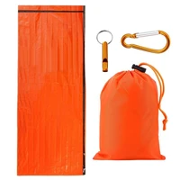 outdoor life bivy emergency sleeping bag thermal keep warm waterproof mylar first aid emergency blanke camping survival gear new