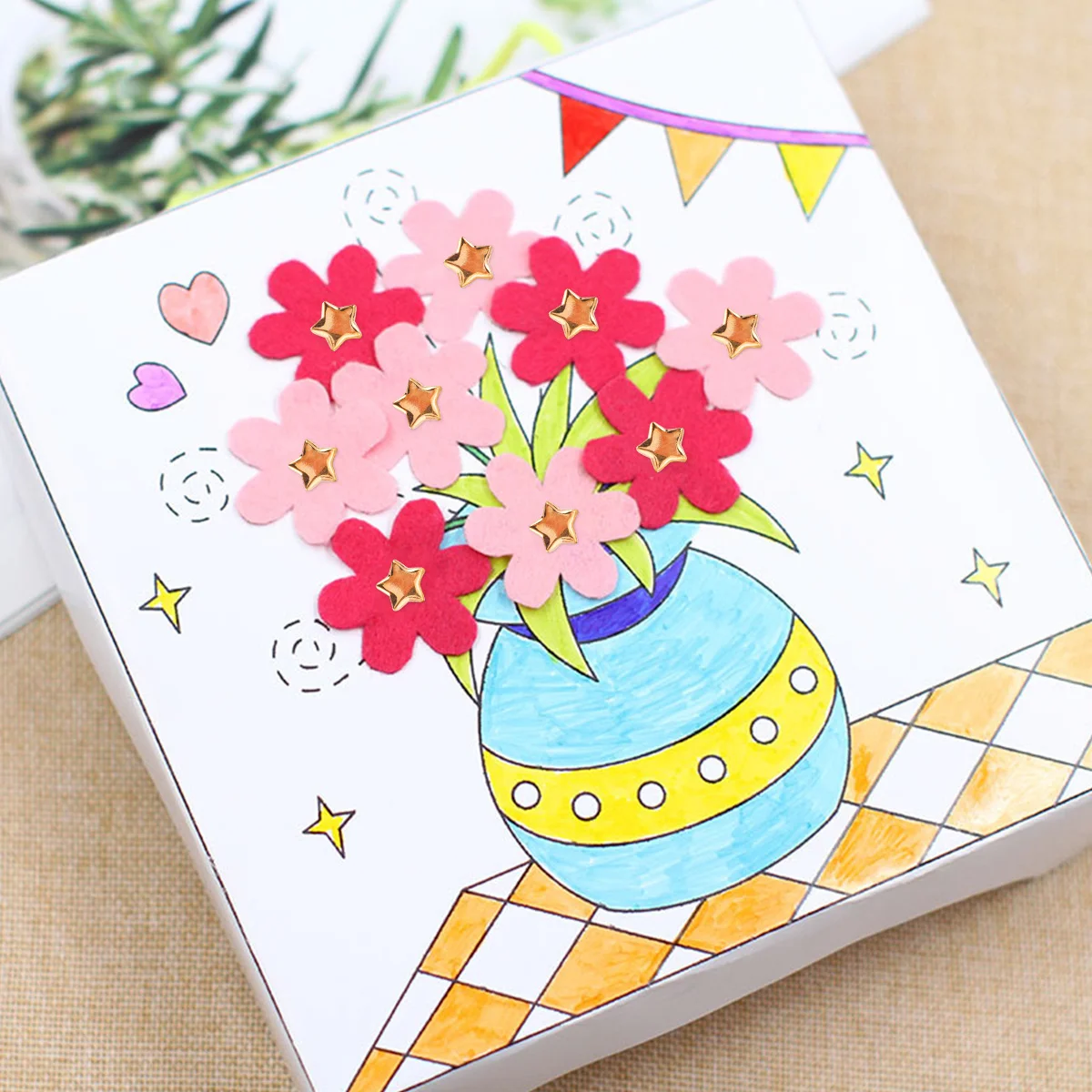 300 шт. цветные ногти декор мини-когти железные красочные детские аксессуары