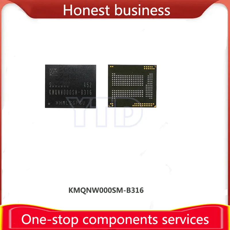 

KMQNW000SM-B316 100% working 100% quality EMCP BGA 8G+1 chip mobile phone hard disk memory Computer storage KMQNW000SM