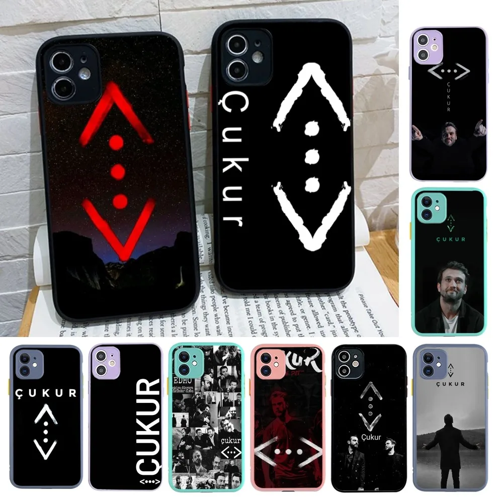 Чехол для телефона Turkey Cukur Show TV iPhone 14 X XR XS 7 8 Plus 11 12 13 Pro MAX mini матовый противоударный