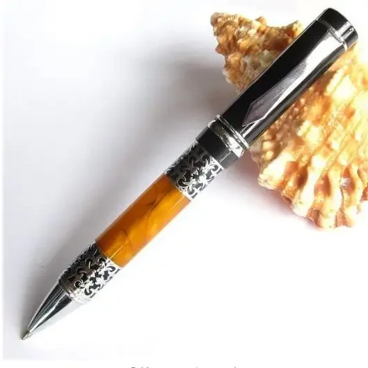 

Bookworm 675 янтарная шариковая ручка с цветочным узором