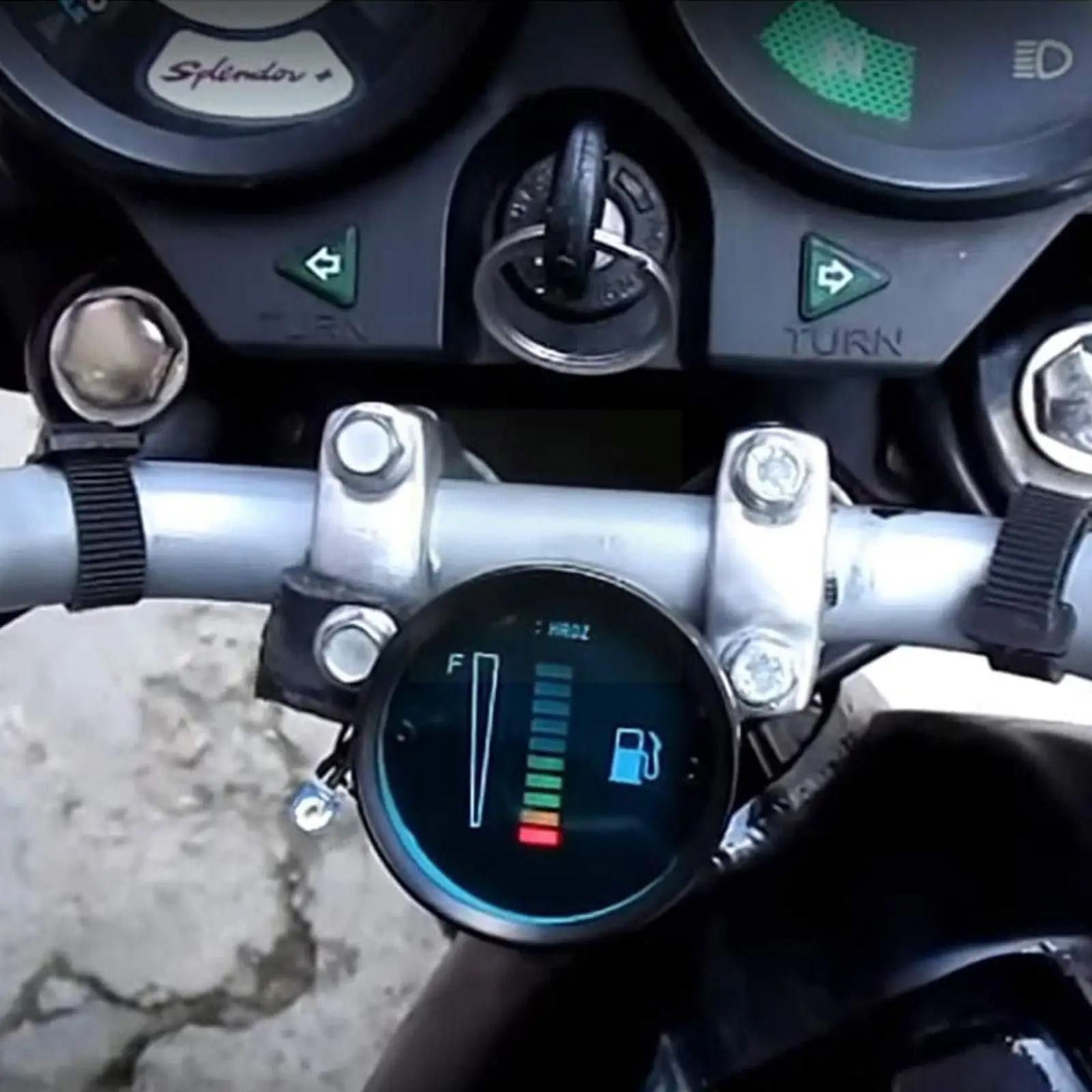 

Датчик топлива для мотоцикла, Универсальный измеритель уровня топлива, 2 дюйма, 12 В, синего и зеленого цвета, C3c2