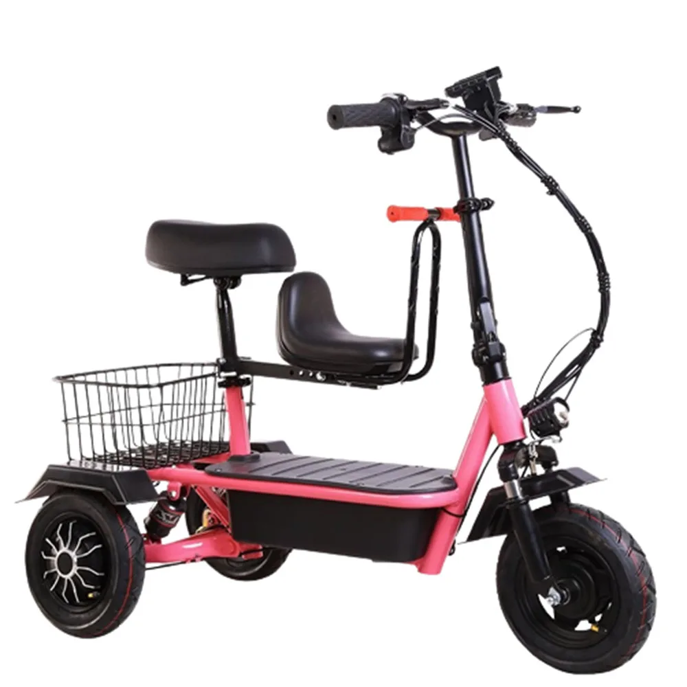 

48V Electro-Tricycle Differential Motor Enlarge Storage Box Vacuum Tire High Elasticity Seat Long Range Adjustable