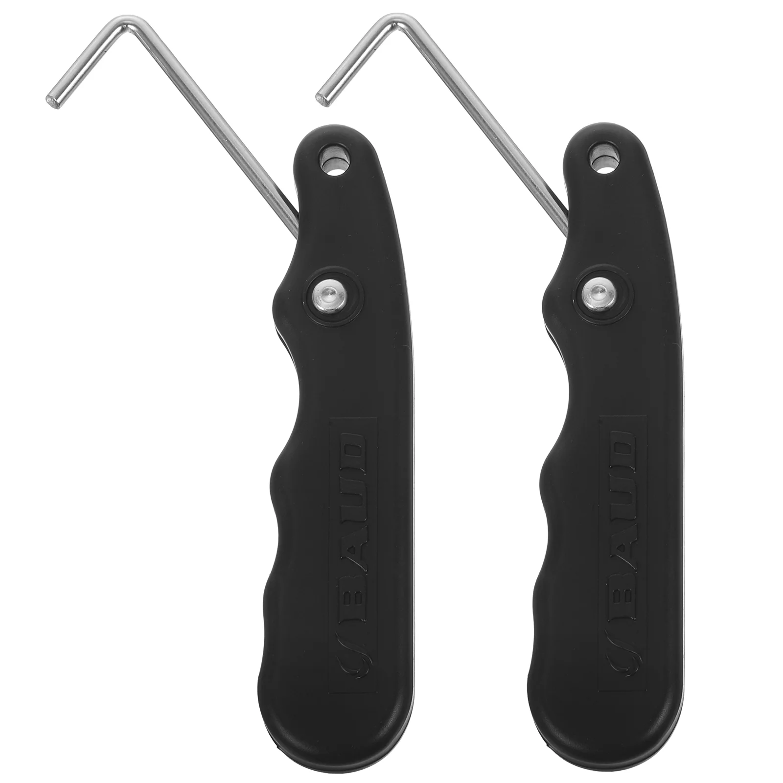 

2 Pcs Supplies Shoe Tightener Man Botas Negras Para Hombre Skate Lace Tightening Tool Plus Stainless Steel Hockey