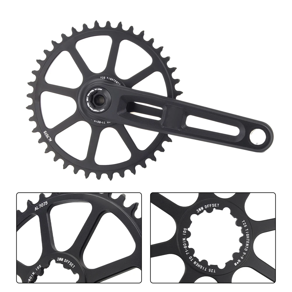 Звездочка для сверхлегкого шоссейного велосипеда 8-12S прямая установка узкие