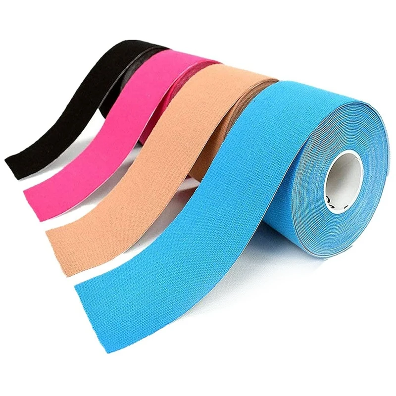 

4 Pcs Color Waterproof Muscle Bandage 5 cm Sports Elastic Tape Muscle Pain Relief Tape for Sports and Fitness