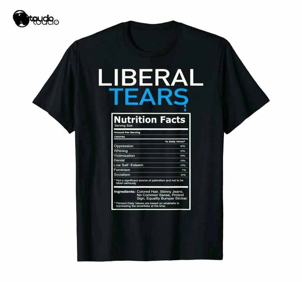 

Liberal Tears Anti Liberal Pro Trump Republican Gift T-Shirt Custom Aldult Teen Unisex Digital Printing Tee Shirt Cotton