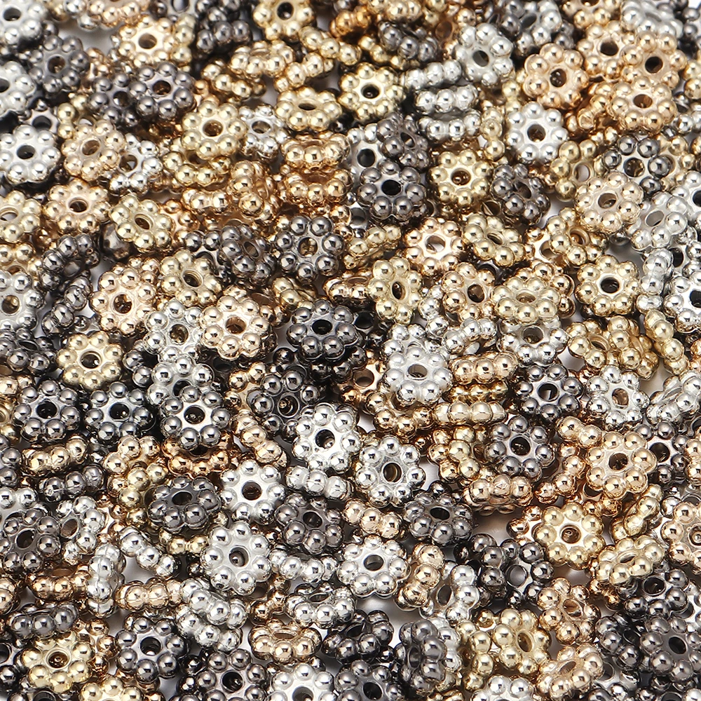 Пластиковые бусины-разделители KC для самостоятельного изготовления ожерелий