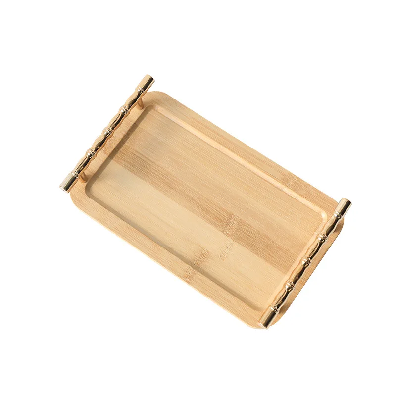 

Japanese style wooden tray Wood plate Solid wood tray rectangular bamboo tray bamboo tray tea plate dinner plate fruit plate