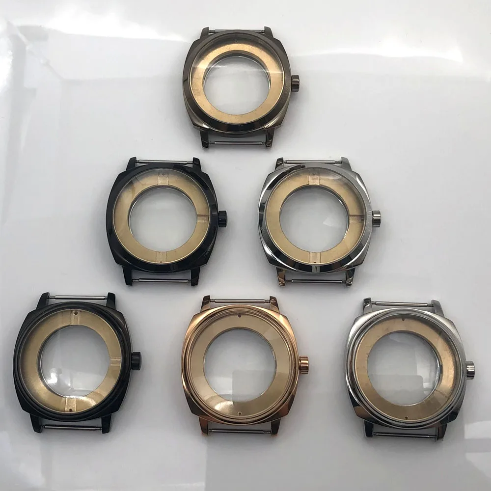 

Watch Parts 42mm Stainless Steel Case Fit NH35/NH36 Miyota8205/8215/821A Mingzhu 2813/3804 Seagull ST1612 Automatic Movement