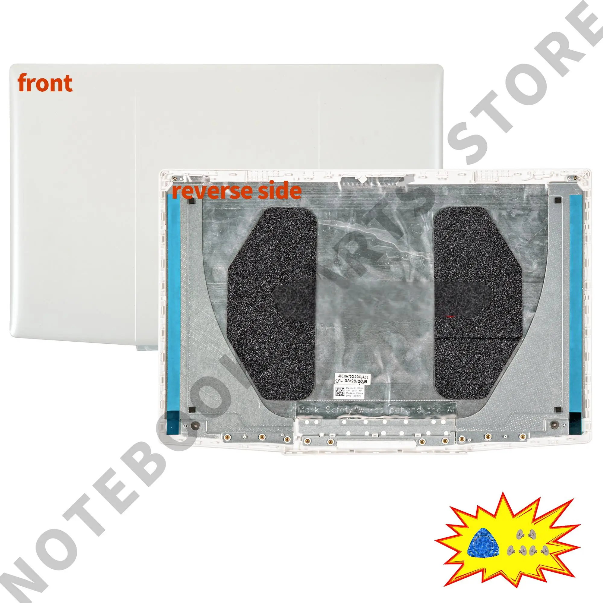 Новые детали для G Series G3 3590 P89F задняя крышка ЖК-дисплея 03HKFN Bezel 07MD2F петли ноутбука