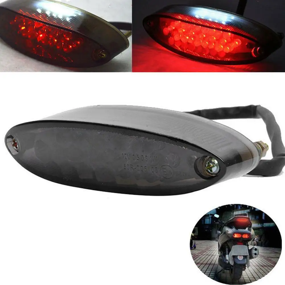 

For Motorcycle LED Brake Stop Tail Light Signal Indicators Motorbike Rear Brake Light for Harley BMW Honda ATV Taillight