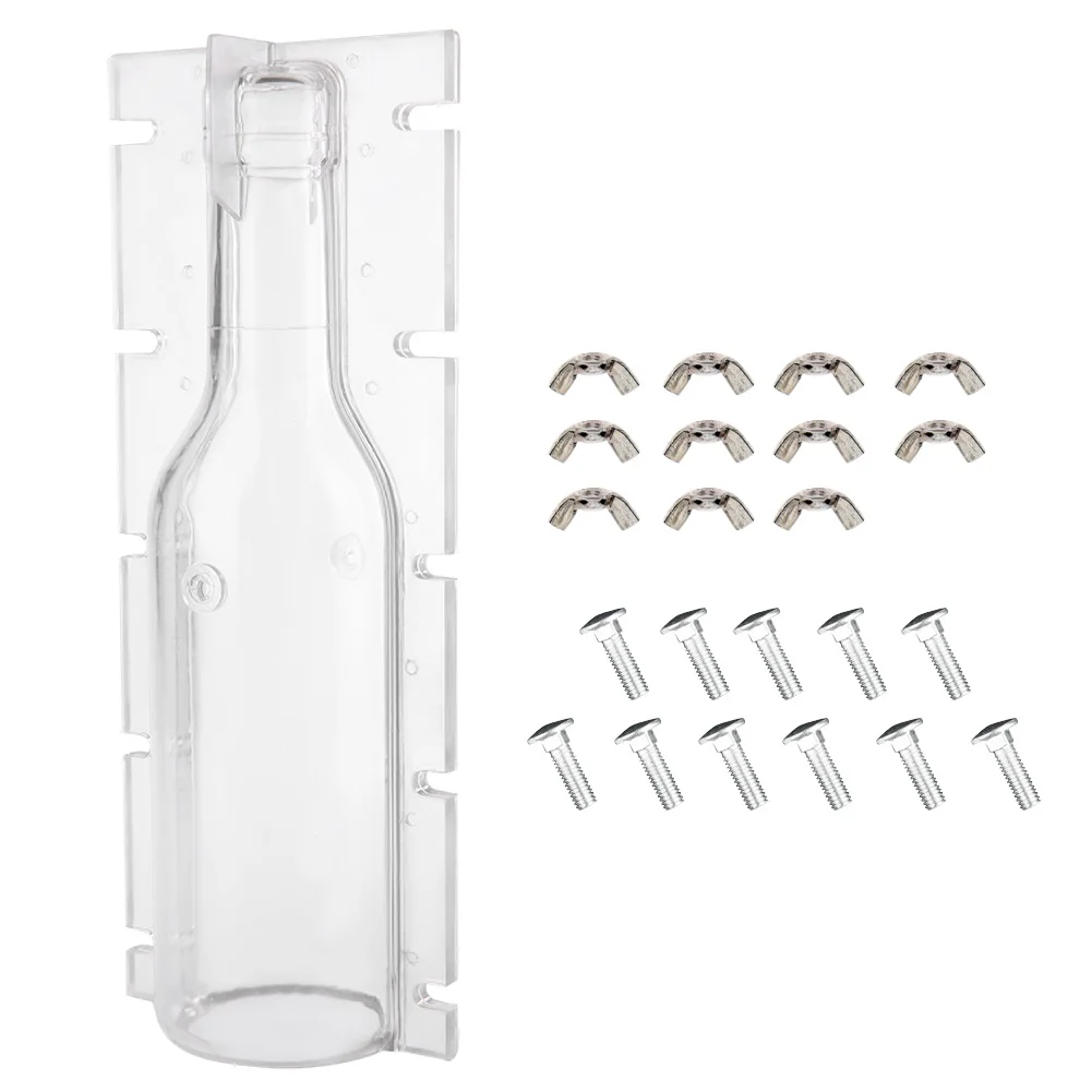 

Clear Plastic Candle DIY Mold Tool Bottle-Shaped Heat-Resistant Wedding Candle Mold handmade handmade