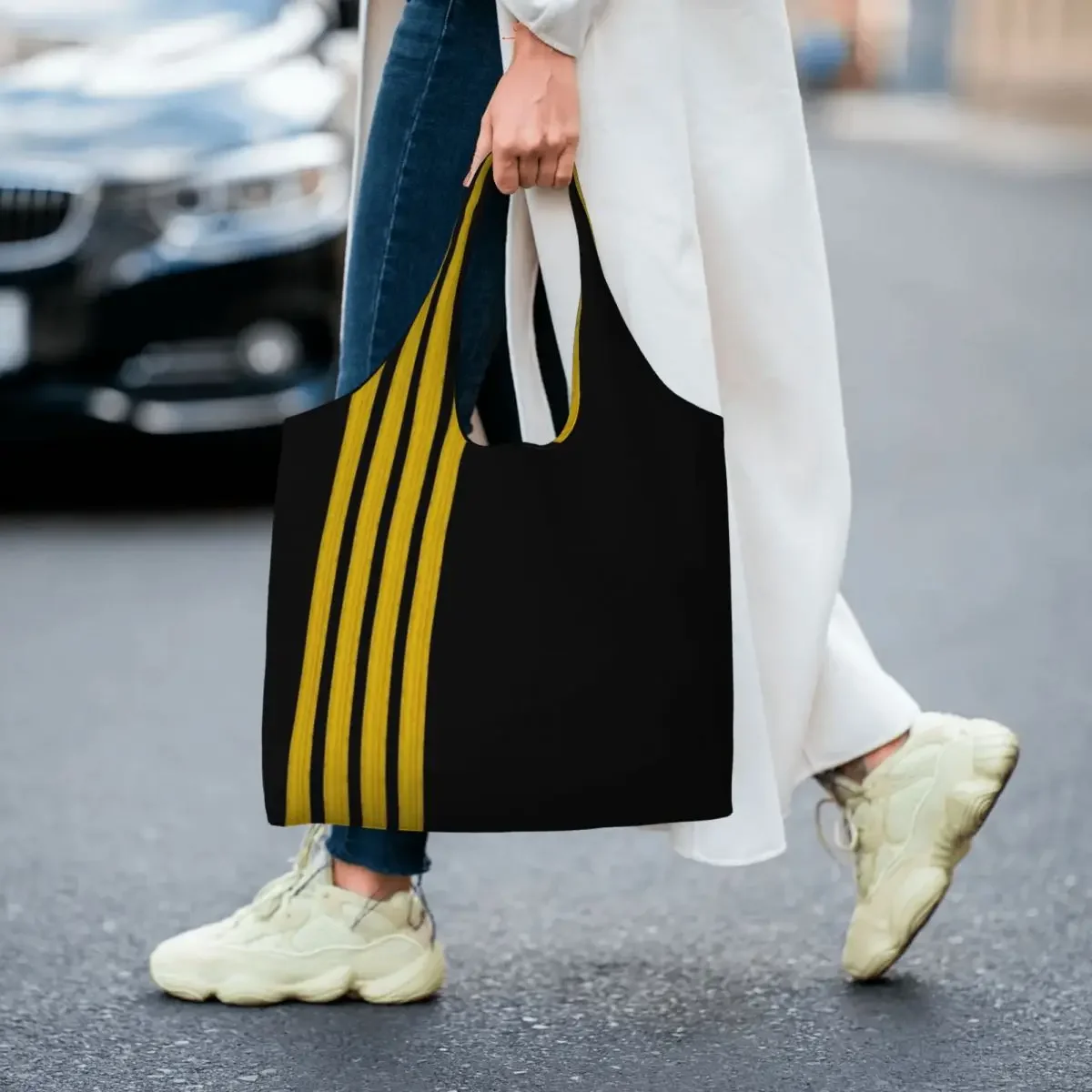 Сумки для покупок Captain экипировки Холщовая Сумка-тоут на ремне вместительный