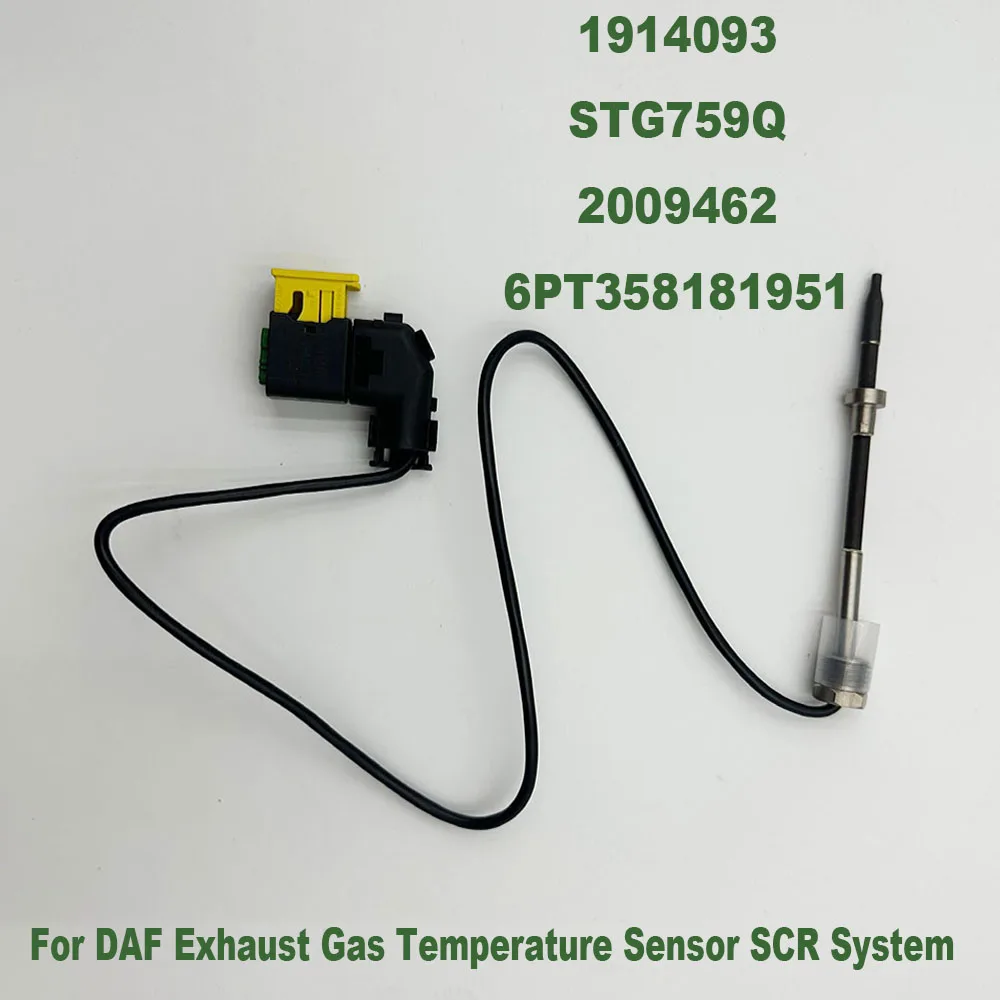 Новый датчик температуры выхлопных газов 1914093 для DAF SCR System STG759Q 2009462 6PT35818195 1