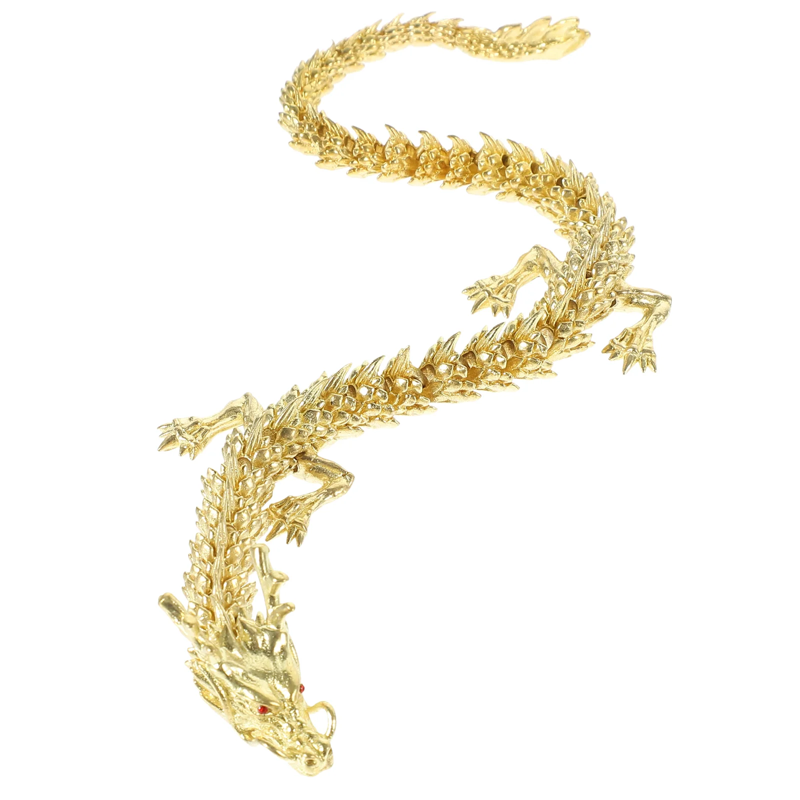 

Crafts Decorative Dragon Figurine Decorations Desktop Brass Modeling Statue Figurines New year