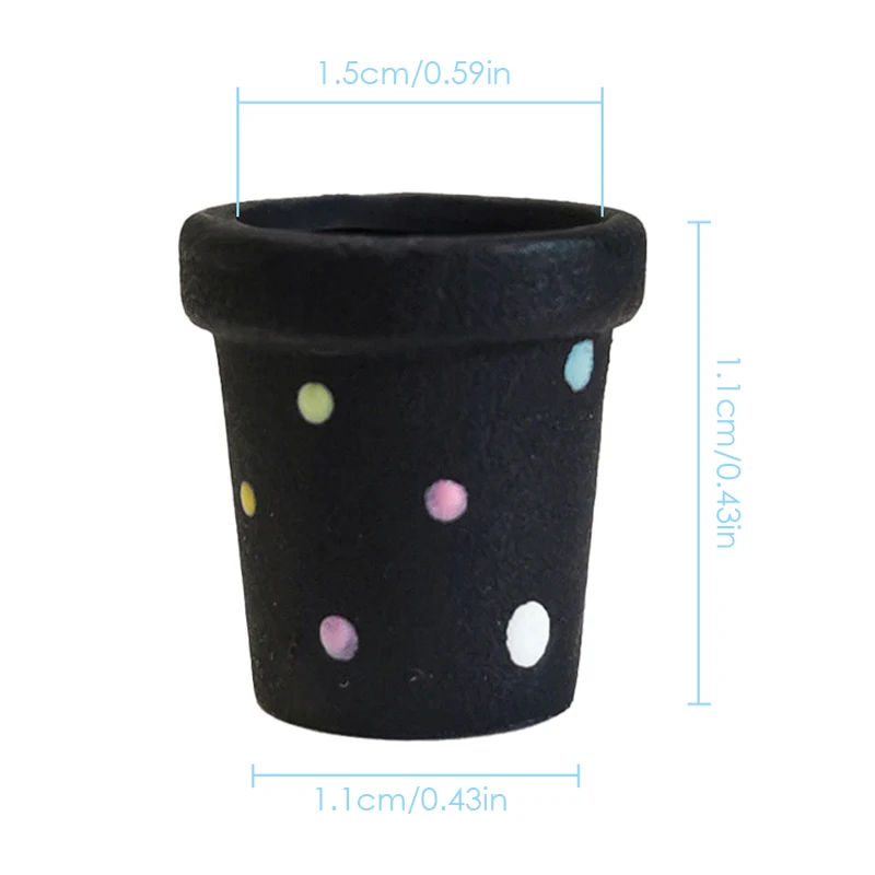 1:12 миниатюрный цветочный горшок для кукольного домика миниатюрная модель микро