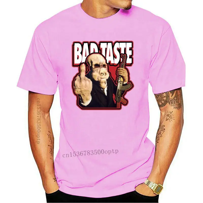 

Man Clothing New 80's Peter Jackson Sci-Fi Cult Classic Bad Taste Poster Art Custom Tee Any Size