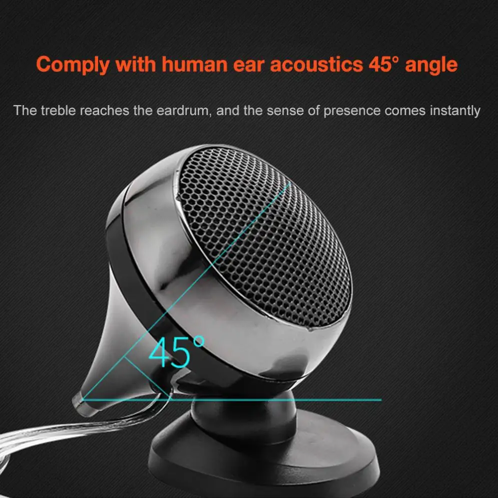 2 шт. Универсальные автомобильные твитеры 150 Вт 4 Ом Аудио Стерео Громкоговоритель Дверные динамики Бас-сабвуфер для аудиосистем.