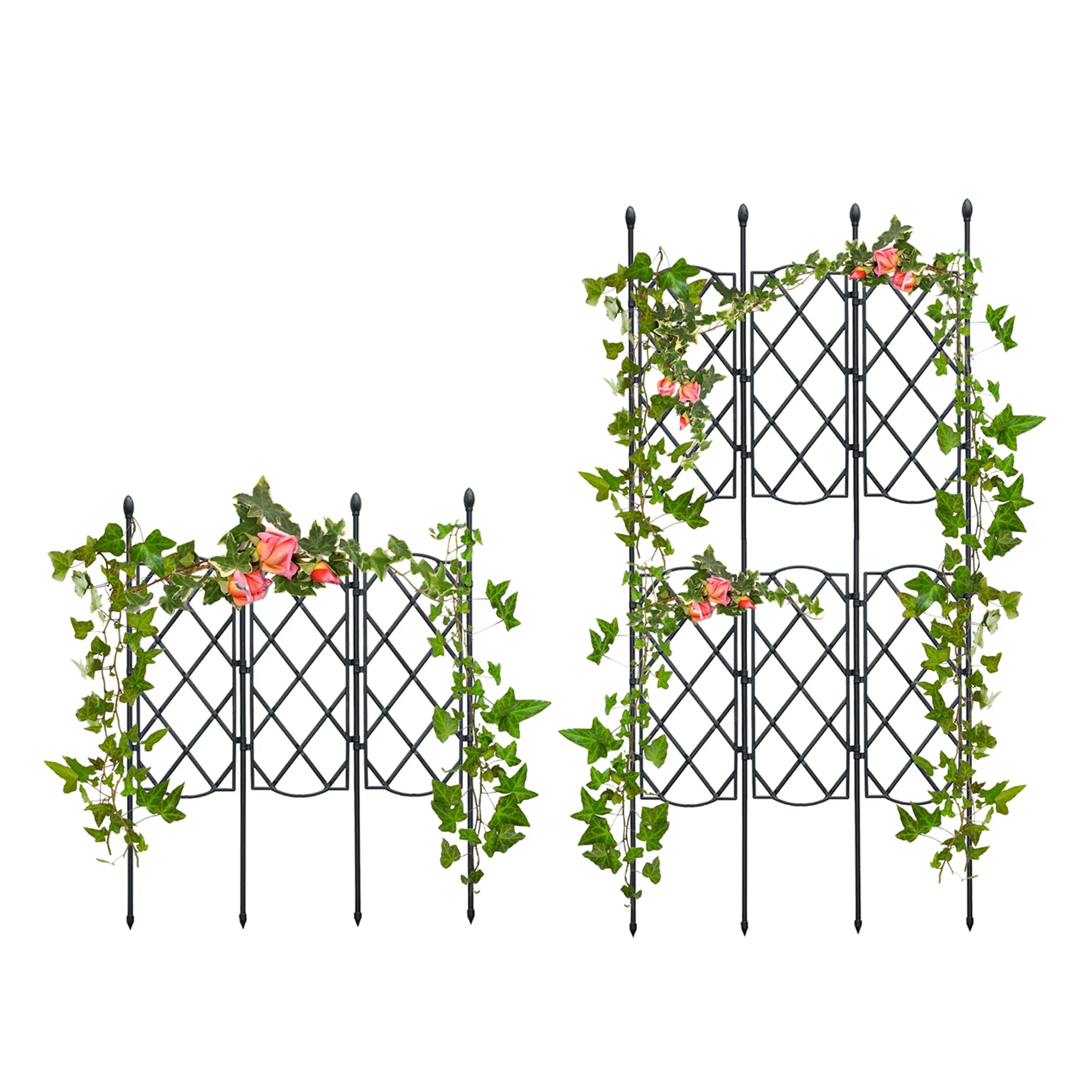 

Garden Trellis For Climbing Plants Metal Outdoor Wall Panel For Vines & Flowers Rustproof Garden Plant Climbing Trainer For Pott