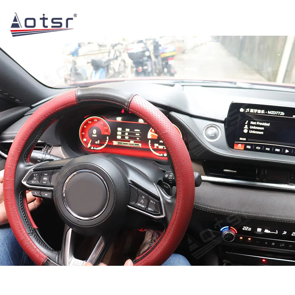 

12.3 inch Car LCD Dashboard For Mazda 6 CX5 Atenza 2017- 2021 Car LCD Instrument Panel Modified Upgraded LCD speedometer cluster