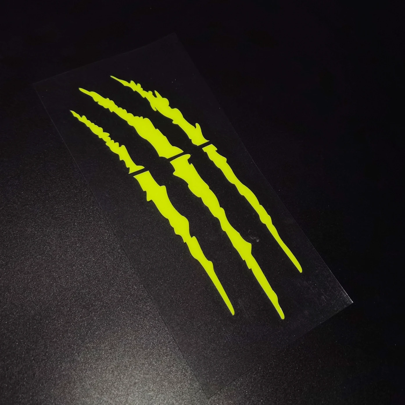 

Наклейки на мотоциклетный шлем с принтом лапы, водонепроницаемая светоотражающая наклейка