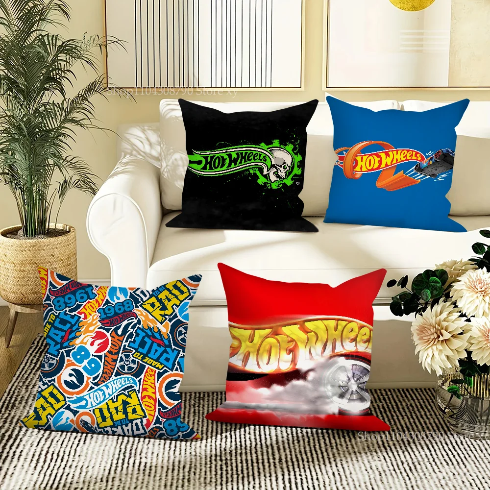 R-RacingS H-Hotwheels наволочка модная квадратная спальня диван комната Ins украшение для