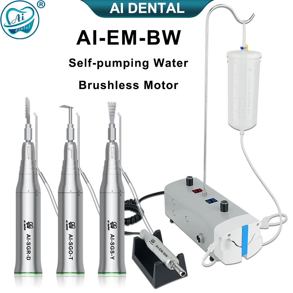 

Dental Equipment AI-EM-BW Implant motor self-water pumping inner water motor E-type surgery instrument kits Non-optic
