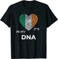 its in my dna irish flag ireland nationality genealogy t shirt