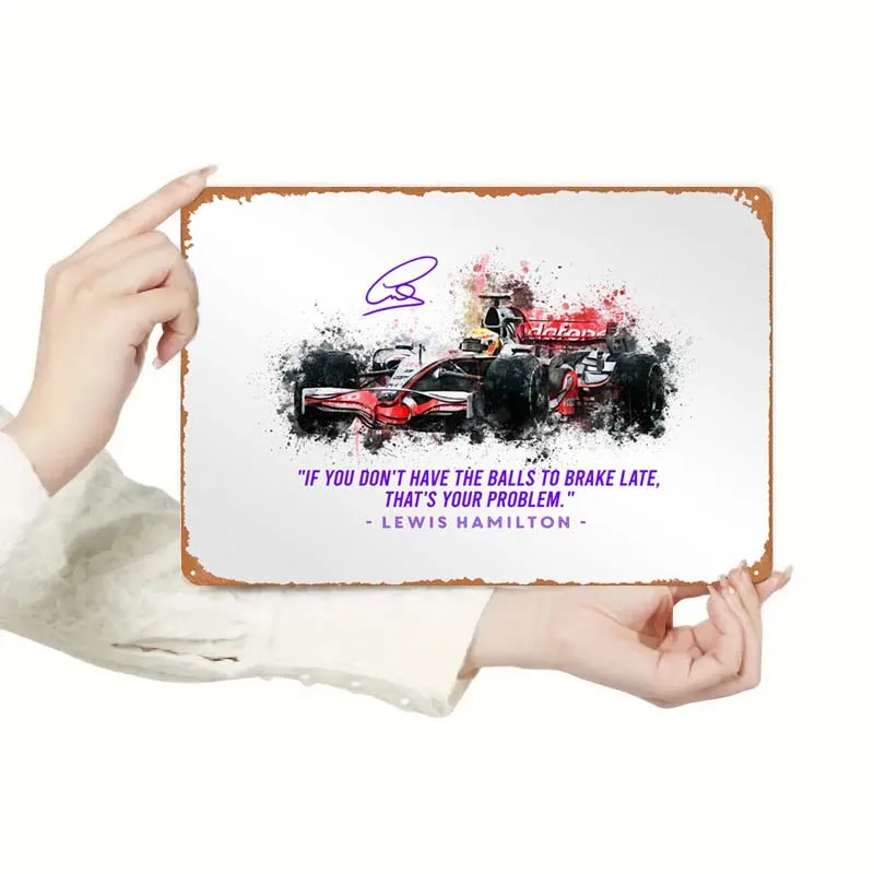 Льюис Гамильтон 2008 автомобильный значок Оформление интерьера гостиной