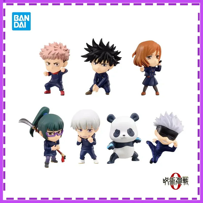 Игрушечная фигурка BANDAI juютсу Kaisen в виде конфет реклама Motion1 Q-версия Gojo Yuji Megumi