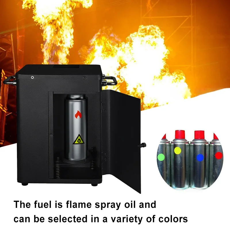 100 Вт DMX квадратный реальный огонь машина проектор диско DJ Пламя сцены