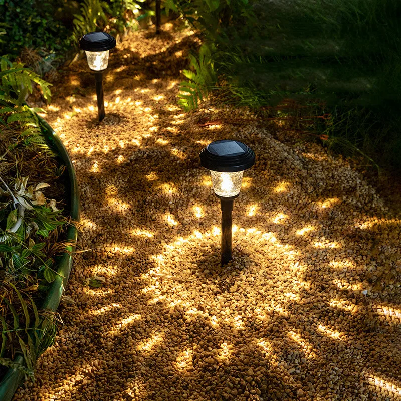 

Solar LED Lights Outdoor Decoration Lawn Lamp Garden Villa Balcony Buildings Atmosphere Layout Waterproof LED Floor Plug Lamp
