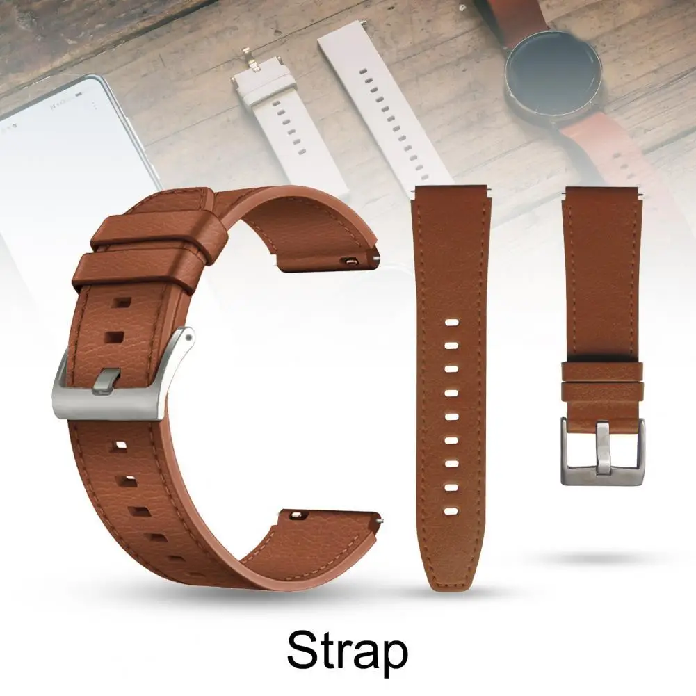 

Convenient Faux Leather Wristband Replacement Wrist Strap Durable Easy Installation
