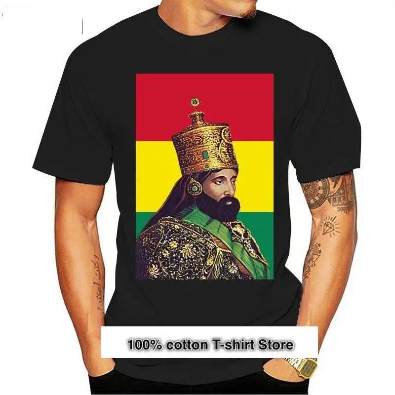 Haile Selassie-Camiseta для hombre RLW247